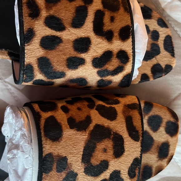 🎉J.Crew🎉Abbie Slide in leopard calf hair🎉🎉 - Picture 7 of 8